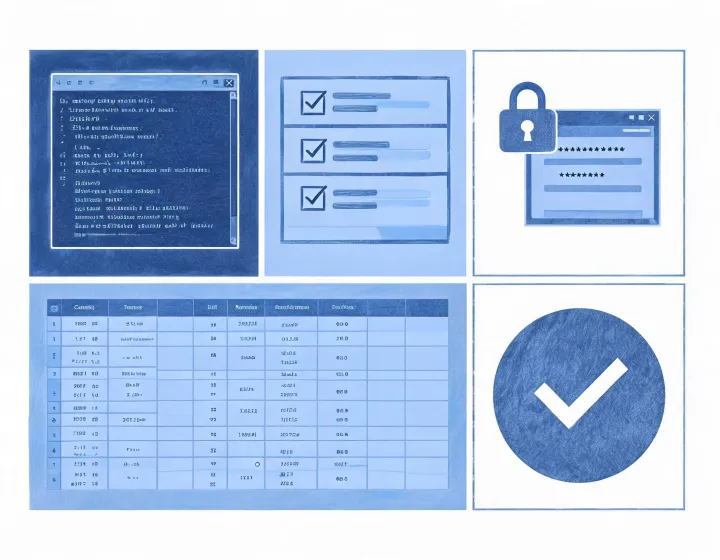 Terminal installation and credential review